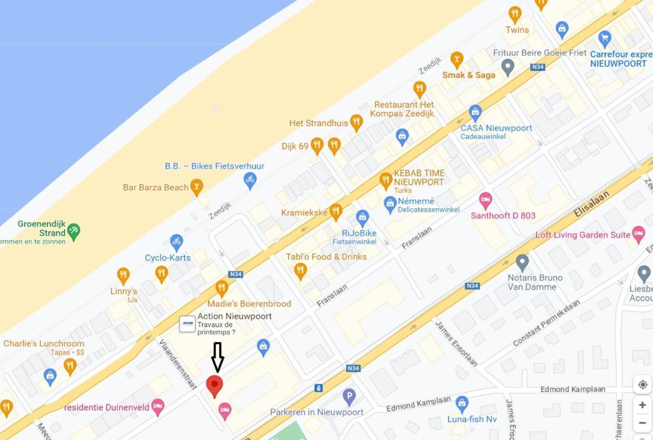 Groot Terras I Luxe Verblijf I Tot 4 Personen I 50M Van De Dijk I Nieuwpoort-Bad Bagian luar foto